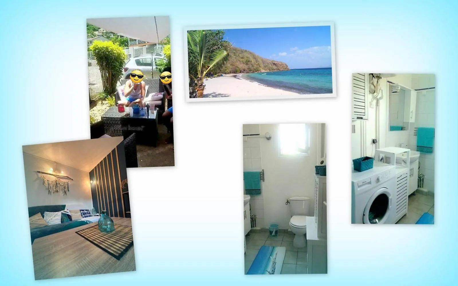 Ti Blue Plage A Proximite Les Trois-Ilets 0*,  Martinique